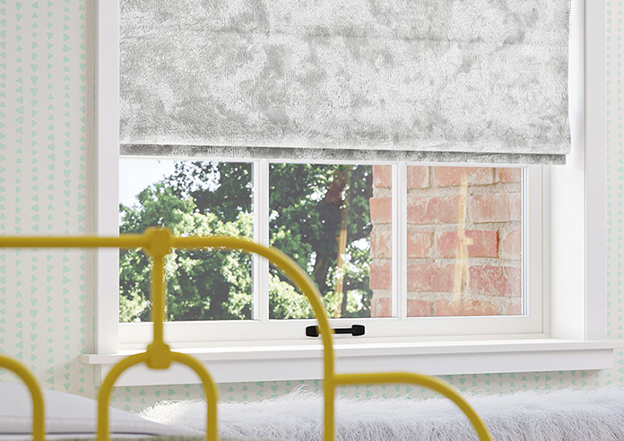 Cyrus Crushed Velvet, Shimmer - Roman Blind - Image 5